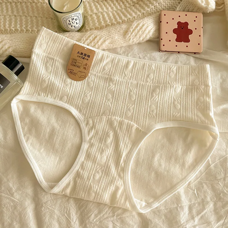 7A antibacterial A-class baby cotton pure cotton underwear for women and girls, all white women, 2025 new girls shorts 2