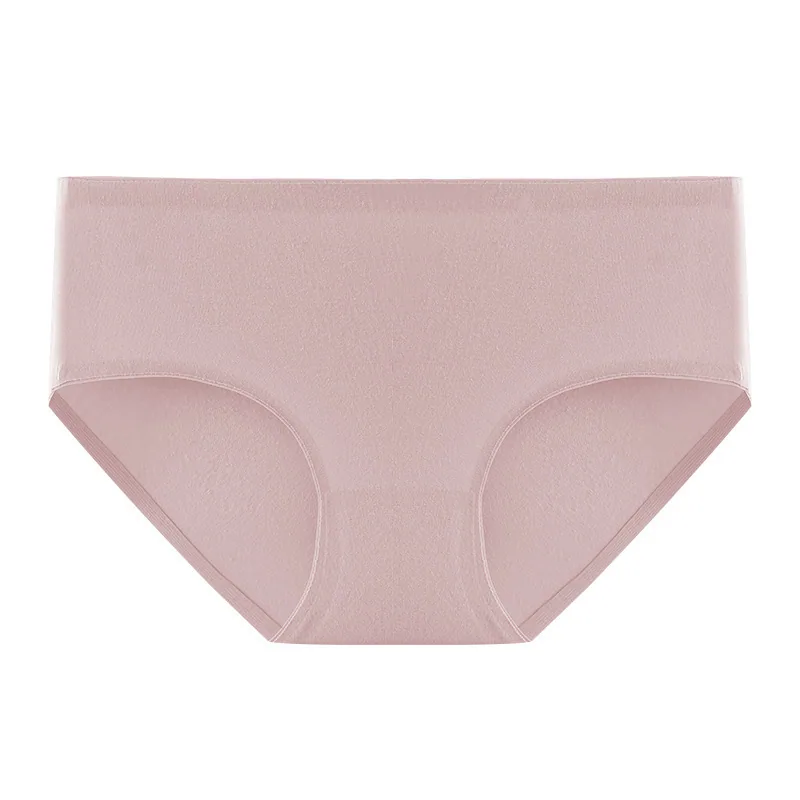 50 yoga cotton long-staple cotton seamless womens 7A all-cotton antibacterial crotch seamless mid-rise high-elastic womens under 4