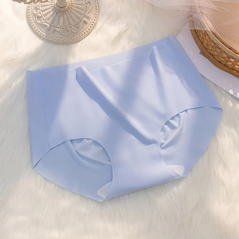 Ice silk seamless girls underwear 3D three-dimensional lifting buttocks and abdomen, skin friendly, breathable, antibacterial bo 4