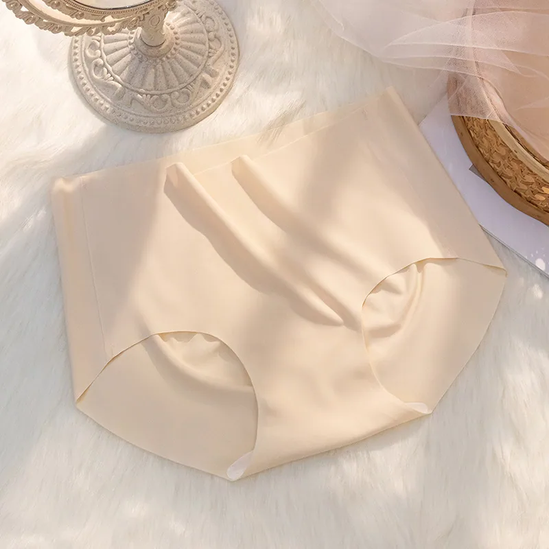 Ice silk seamless girls underwear 3D three-dimensional lifting buttocks and abdomen, skin friendly, breathable, antibacterial bo 2
