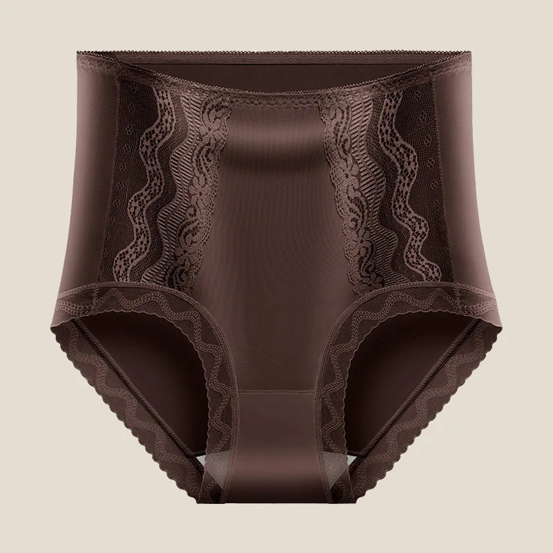 Französischer Stil, leichter Luxus, reines Verlangen, Damenunterwäsche, sexy Spitzennetz, atmungsaktiv, dünne Dreieckshose, m