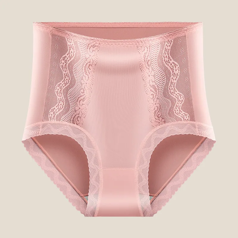 Französischer Stil, leichter Luxus, reines Verlangen, Damenunterwäsche, sexy Spitzennetz, atmungsaktiv, dünne Dreieckshose, mittlere Taille, Unterwäsche für Frauen 5