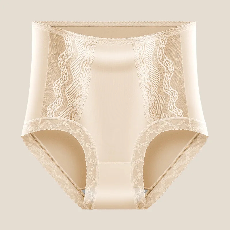 Französischer Stil, leichter Luxus, reines Verlangen, Damenunterwäsche, sexy Spitzennetz, atmungsaktiv, dünne Dreieckshose, mittlere Taille, Unterwäsche für Frauen 2