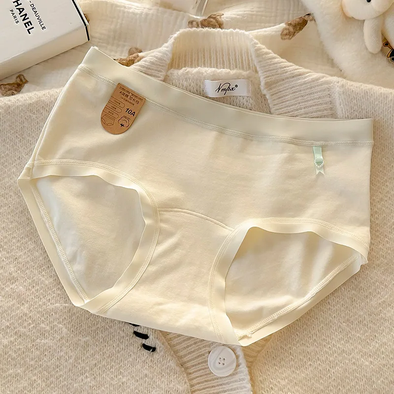 10A Antibacterial Xinjiang Long-staple Cotton Seamless Pure Cotton Womens Underwear Pure Cotton Crotch Class A Baby Cotton Trian 3