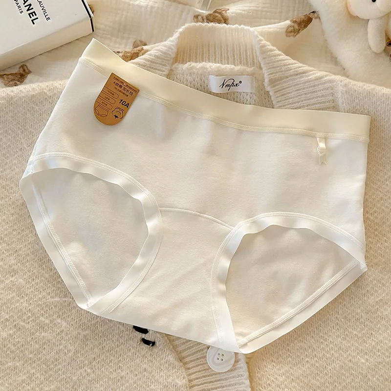 10A Antibacterial Xinjiang Long-staple Cotton Seamless Pure Cotton Womens Underwear Pure Cotton Crotch Class A Baby Cotton Trian