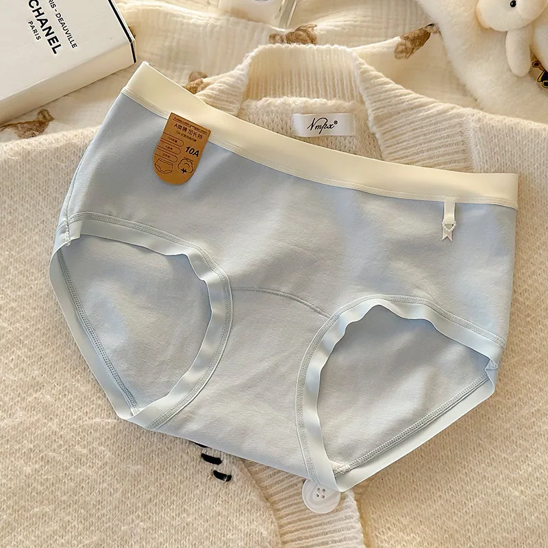 10A Antibacterial Xinjiang Long-staple Cotton Seamless Pure Cotton Womens Underwear Pure Cotton Crotch Class A Baby Cotton Trian 5