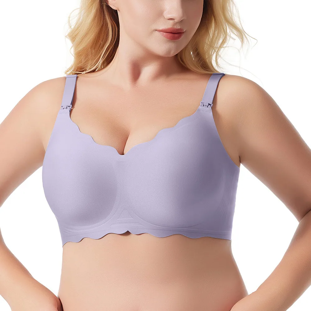 Amazon cross-border lingerie source, foreign trade styles, fashionable up and down wave styles, lingerie for breastfeeding, no t 3