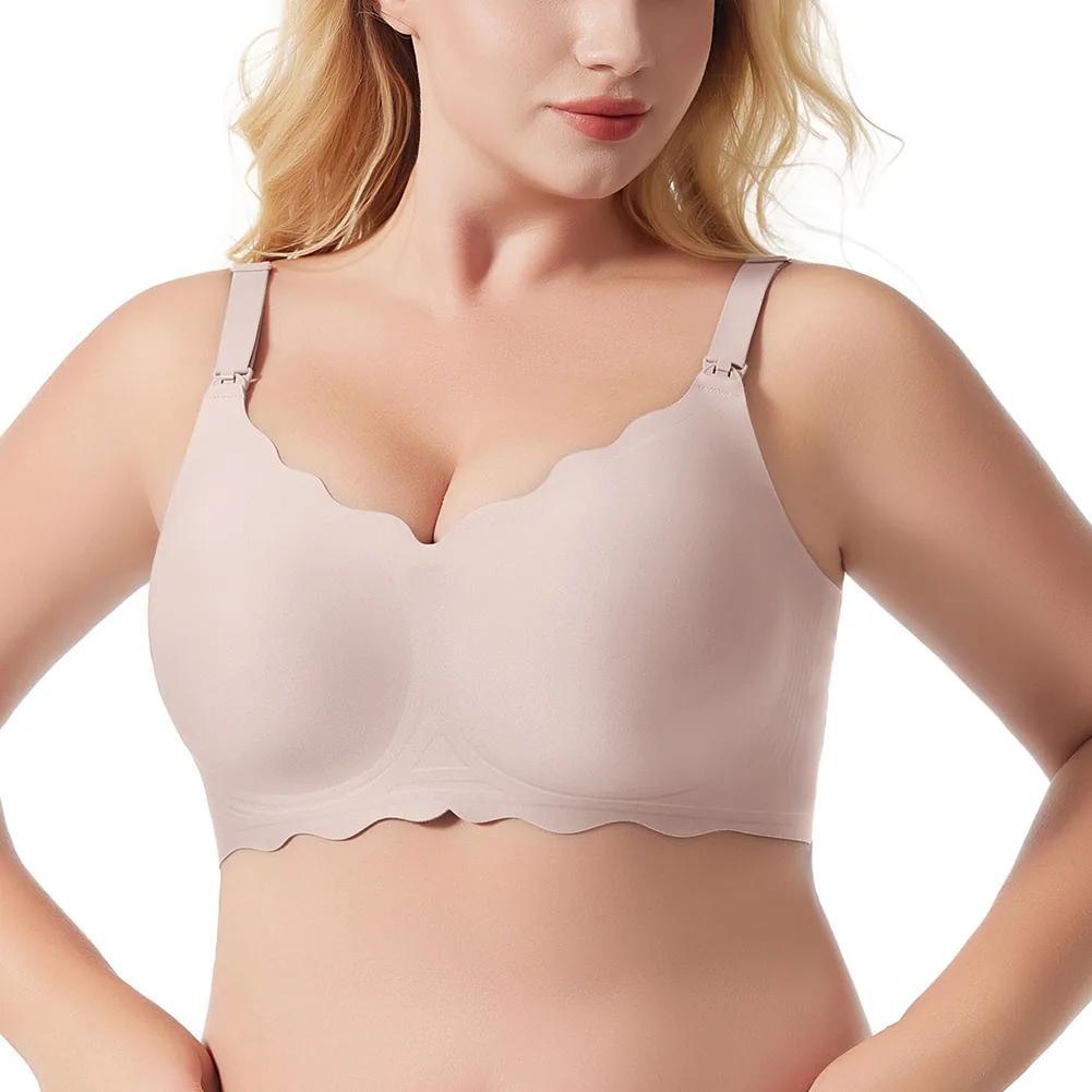 Amazon cross-border lingerie source, foreign trade styles, fashionable up and down wave styles, lingerie for breastfeeding, n
