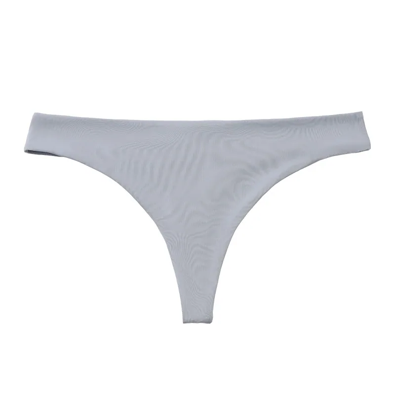 European and American low waisted cross-border foreign trade pure cotton plus size seamless womens underwear nude feeling one-pi 4