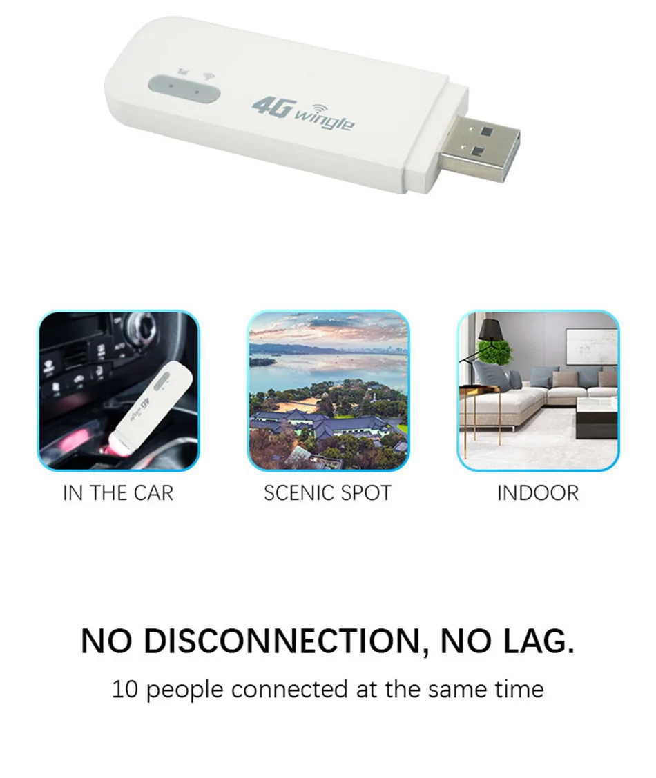 4G wireless network card U5-E por USB interface car modem router dongle MOD UFI 10