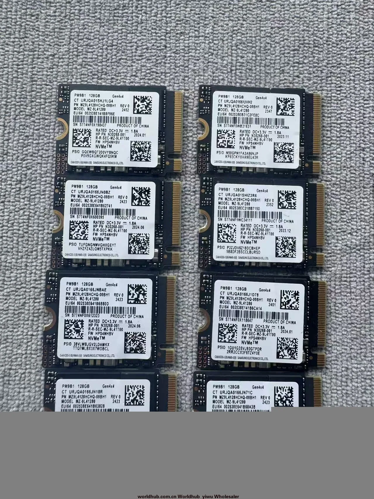 Solid state drive NVME128G M.2 PCIE 4.0 original 2280, newly disassembled and charged, single digit health rating 100 - Hard