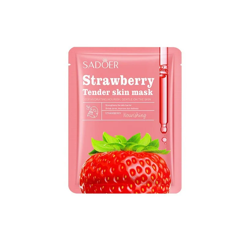 Mask SADOER Camellia Plant Fruit Essence Mask Hydrating FacialMask Cross-border Foreign Trade - Skin Care Serum 4