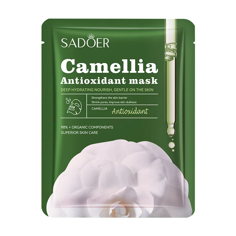 Mask SADOER Camellia Plant Fruit Essence Mask Hydrating FacialMask Cross-border Foreign Trade - Skin Care Serum 2