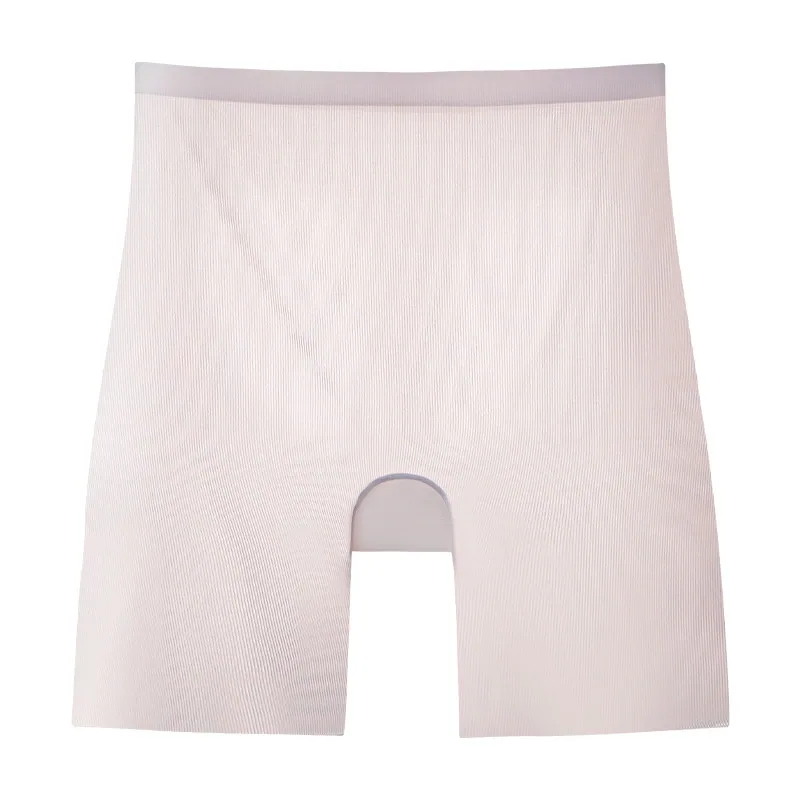 Summer thin seamless ice silk leggings for women, anti slip safety pants, tight fitting, non rolled edges, medium high waist, fl 2