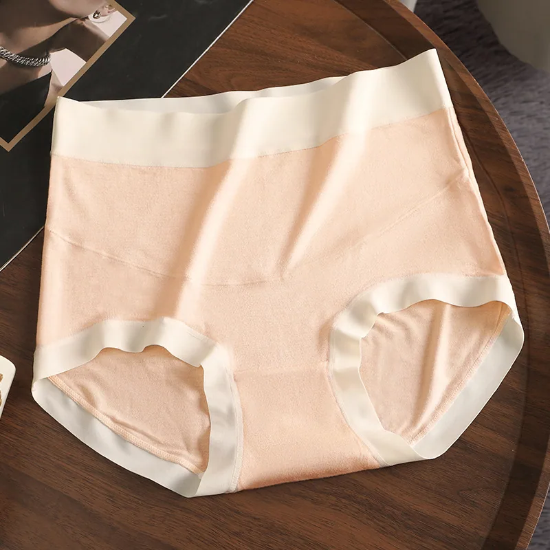 Untouched Modal High Waist Pregnant Underwear Made of Pure Cotton, Antibacterial, Abdominal Support, Large Size, Sui for Women i