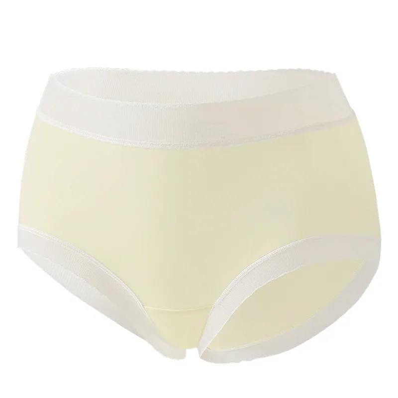 Summer lightweight seamless breathable Japanese girls 3D peach hip crotch without clip lace edge waist facial mask underpants 3