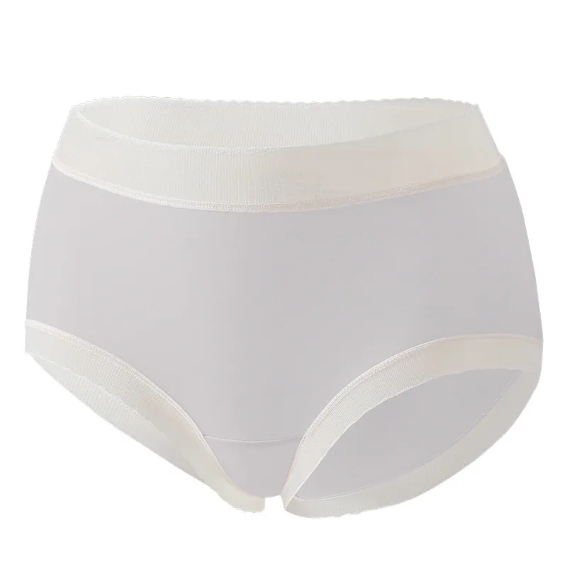 Summer lightweight seamless breathable Japanese girls 3D peach hip crotch without clip lace edge waist facial mask underpants 4