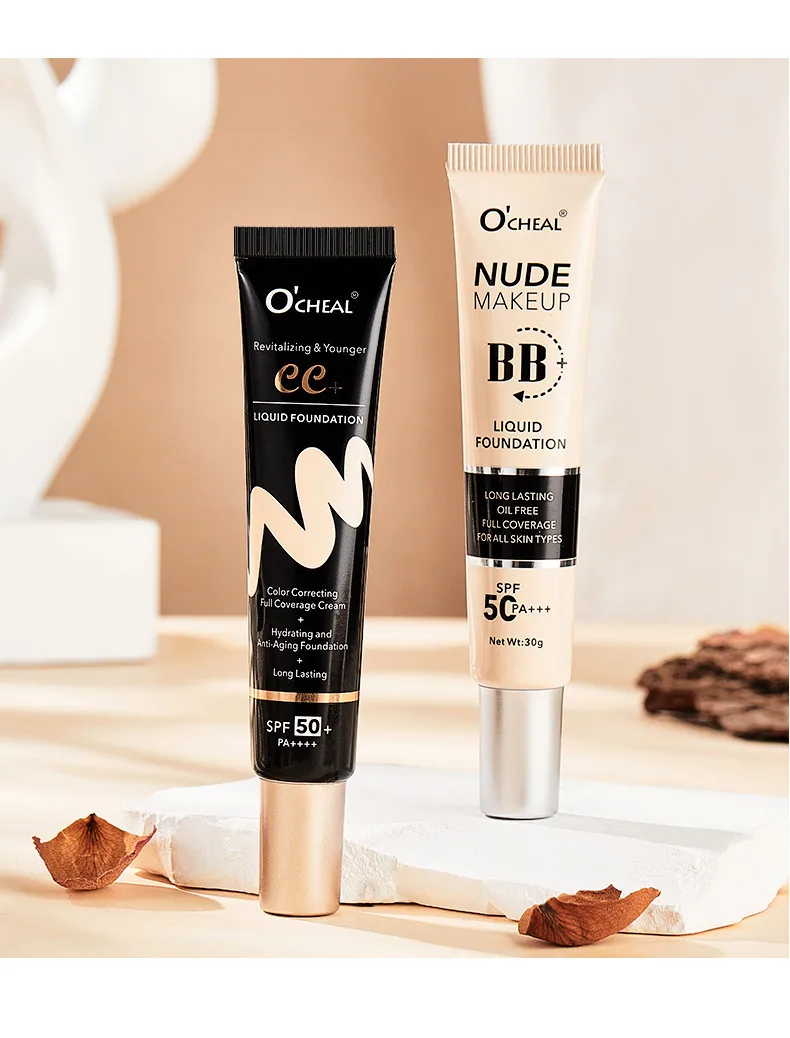 OCHEAL cross-border bb cream plain makeup barrier cream brightens skin tone, liquid foundation concealer lasts for a long time 23