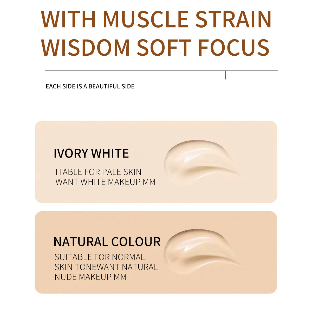 OCHEAL cross-border bb cream plain makeup barrier cream brightens skin tone, liquid foundation concealer lasts for a long time 5