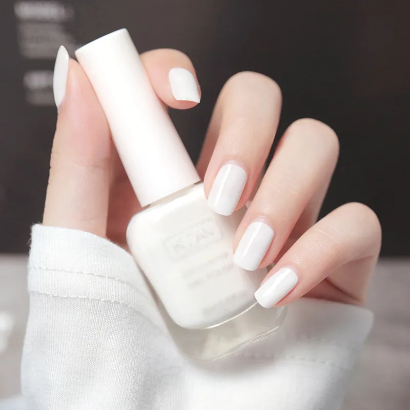 dy popular tear-off water-based nail polish, odorless-free no-bake girls heart transparent bright oil, student peelable nail pol 3