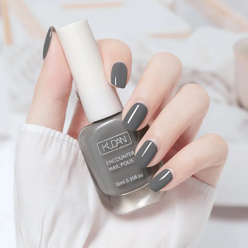 dy popular tear-off water-based nail polish, odorless-free no-bake girls heart transparent bright oil, student peelable nail pol 17