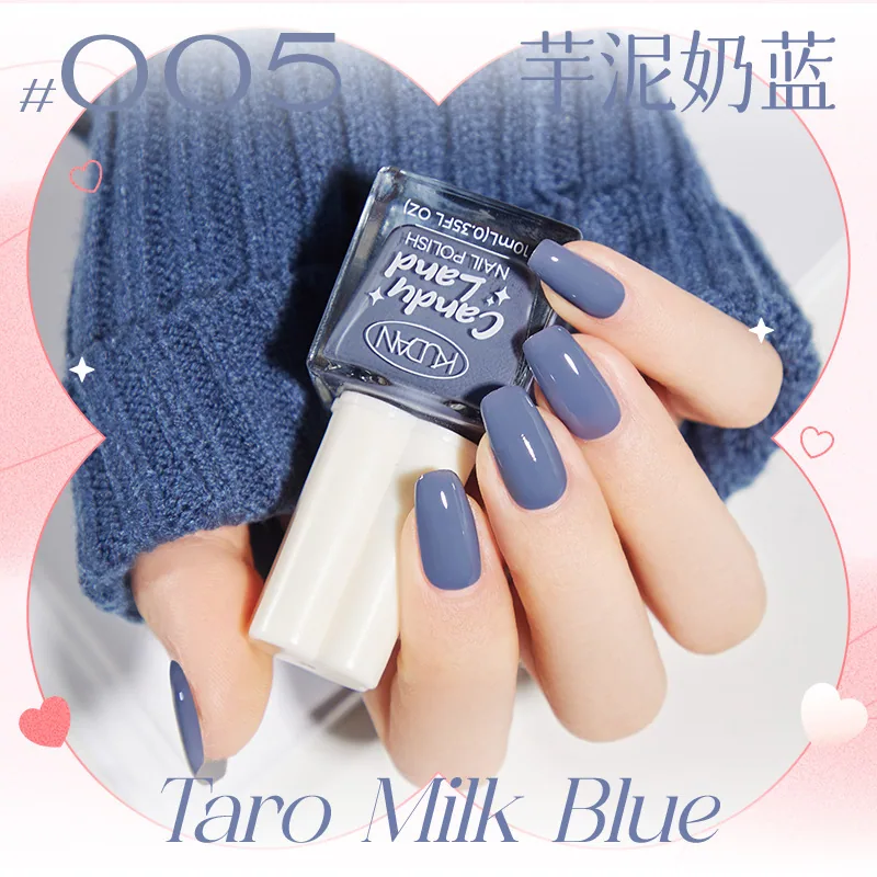 Nouveau vernis à ongles détachable à base d'eau, longue durée, séchage rapide, paillettes de couleur unie sans cuisson, vernis à ongles de couleur nude, défilé de bonbons 5
