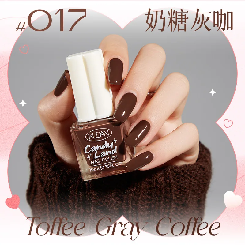 Nouveau vernis à ongles détachable à base d'eau, longue durée, séchage rapide, paillettes de couleur unie sans cuisson, vernis à ongles de couleur nude, défilé de bonbons 17