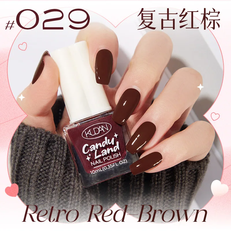Nouveau vernis à ongles détachable à base d'eau, longue durée, séchage rapide, paillettes de couleur unie sans cuisson, vernis à ongles de couleur nude, défilé de bonbons 29