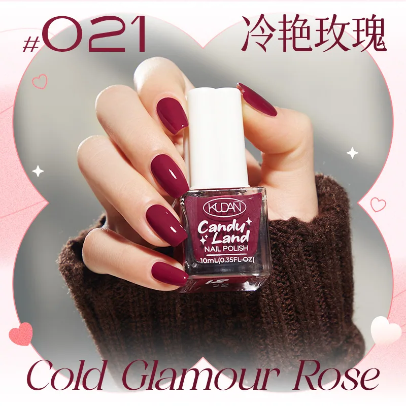 Nouveau vernis à ongles détachable à base d'eau, longue durée, séchage rapide, paillettes de couleur unie sans cuisson, vernis à ongles de couleur nude, défilé de bonbons 21