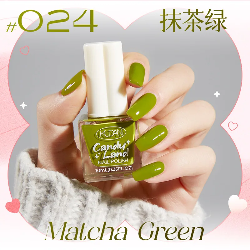 Nouveau vernis à ongles détachable à base d'eau, longue durée, séchage rapide, paillettes de couleur unie sans cuisson, vernis à ongles de couleur nude, défilé de bonbons 24