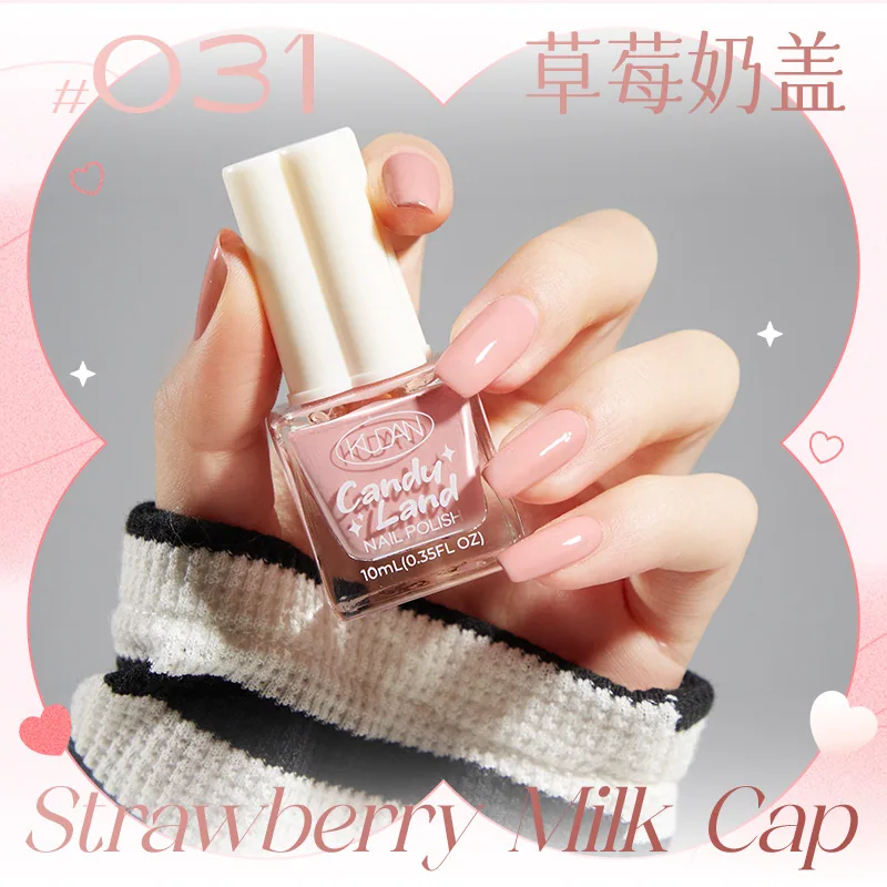 Nouveau vernis à ongles détachable à base d'eau, longue durée, séchage rapide, paillettes de couleur unie sans cuisson, vernis à ongles de couleur nude, défilé de bonbons 31