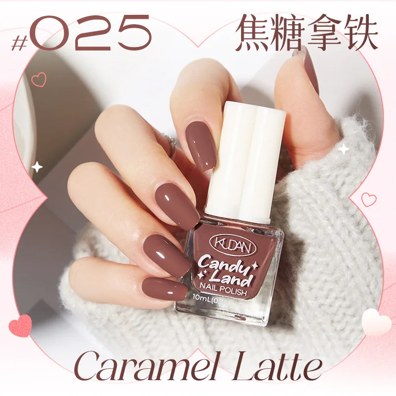 Nouveau vernis à ongles détachable à base d'eau, longue durée, séchage rapide, paillettes de couleur unie sans cuisson, vernis à ongles de couleur nude, défilé de bonbons 25