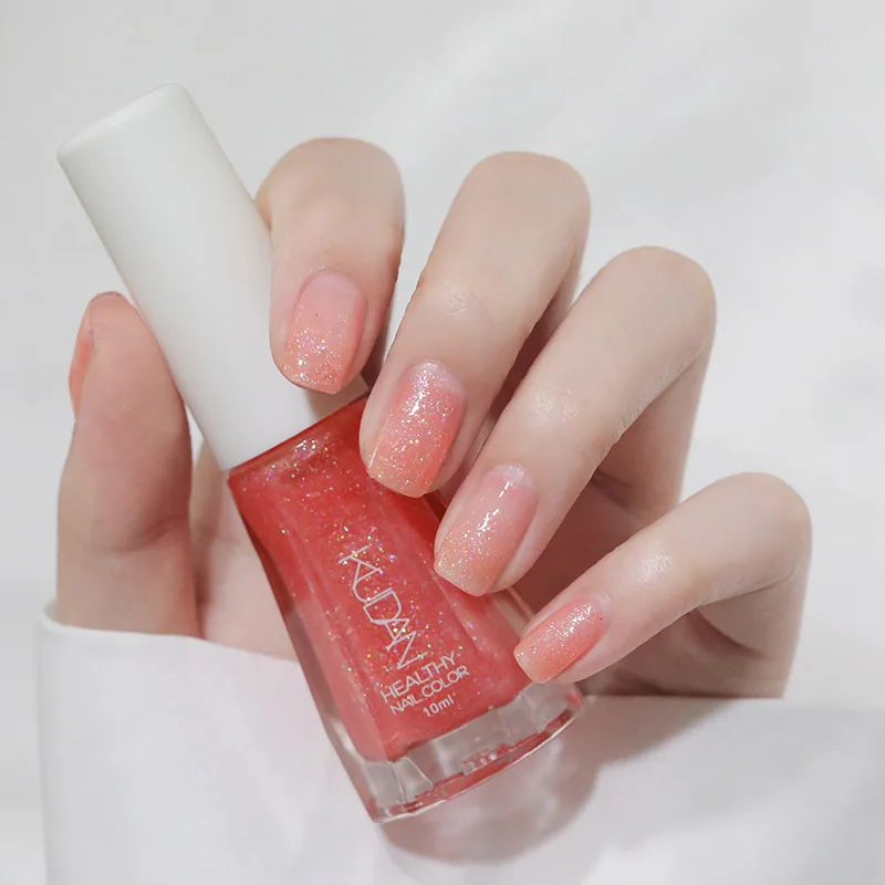 Explosive new product cool dan nail polish, non-baking, water-based, peelable, healthy nail, nail sequins, white fairy tale nail 32