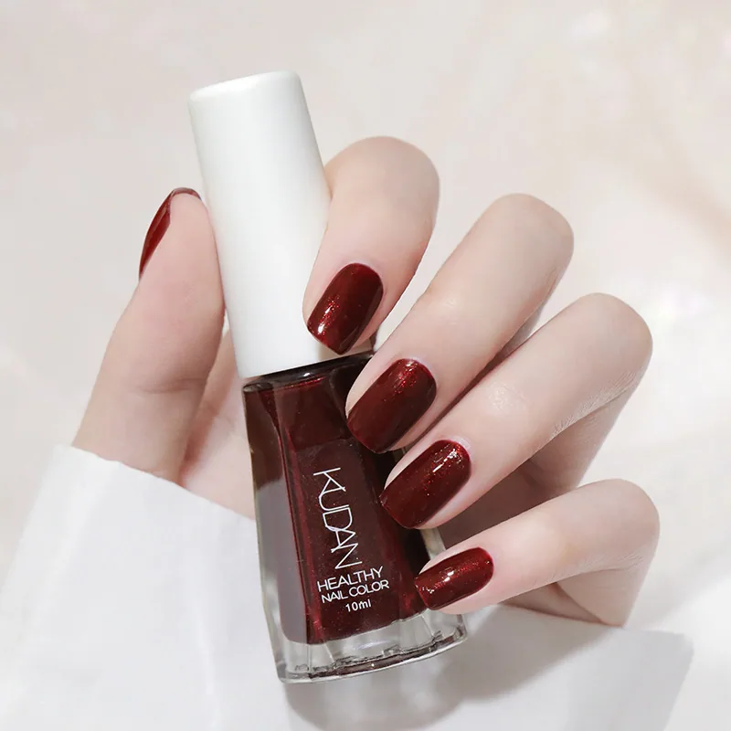 Explosive new product cool dan nail polish, non-baking, water-based, peelable, healthy nail, nail sequins, white fairy tale nail 11