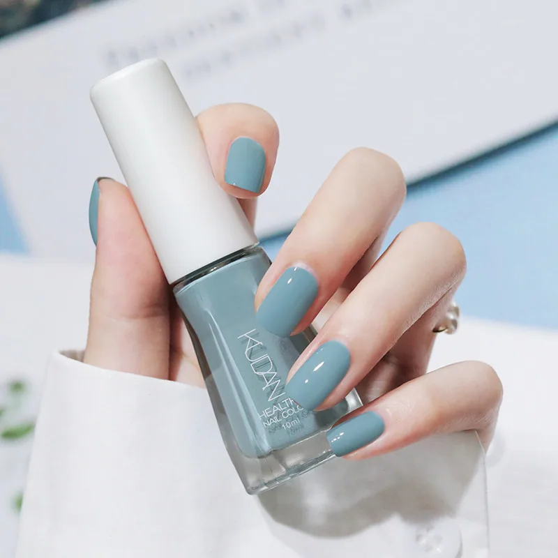 Explosive new product cool dan nail polish, non-baking, water-based, peelable, healthy nail, nail sequins, white fairy tale nail 14