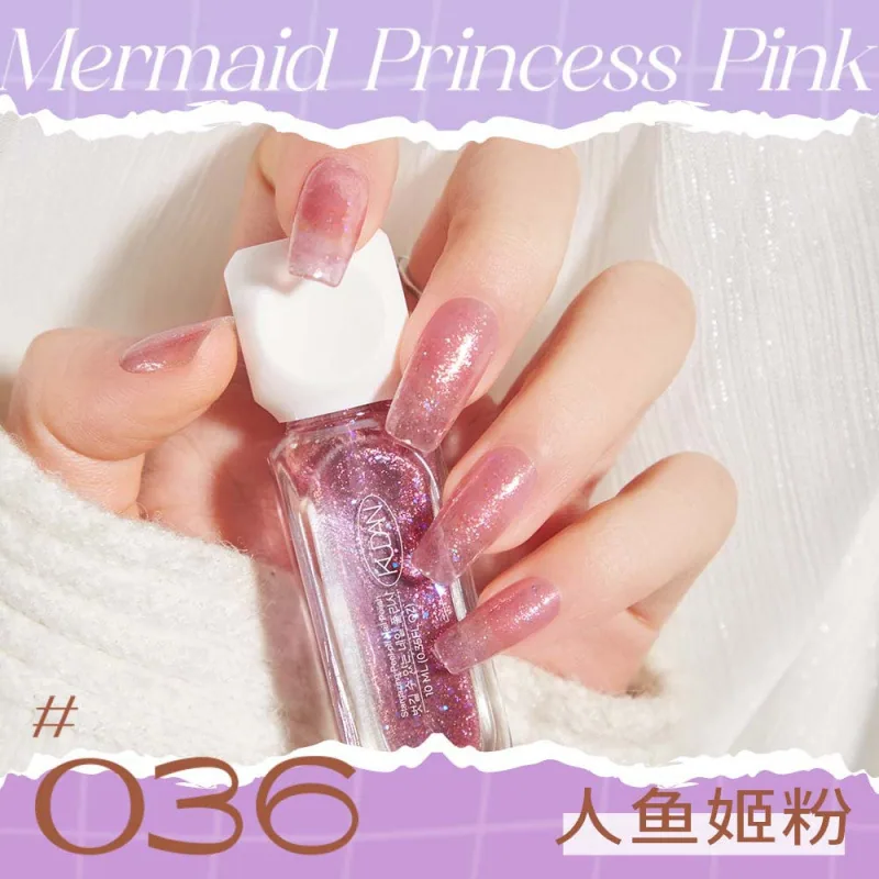 Cool Danxing condensation peelable nail polish whitening long-lasting fast drying no-bake solid color sequin nail polish manufac 36