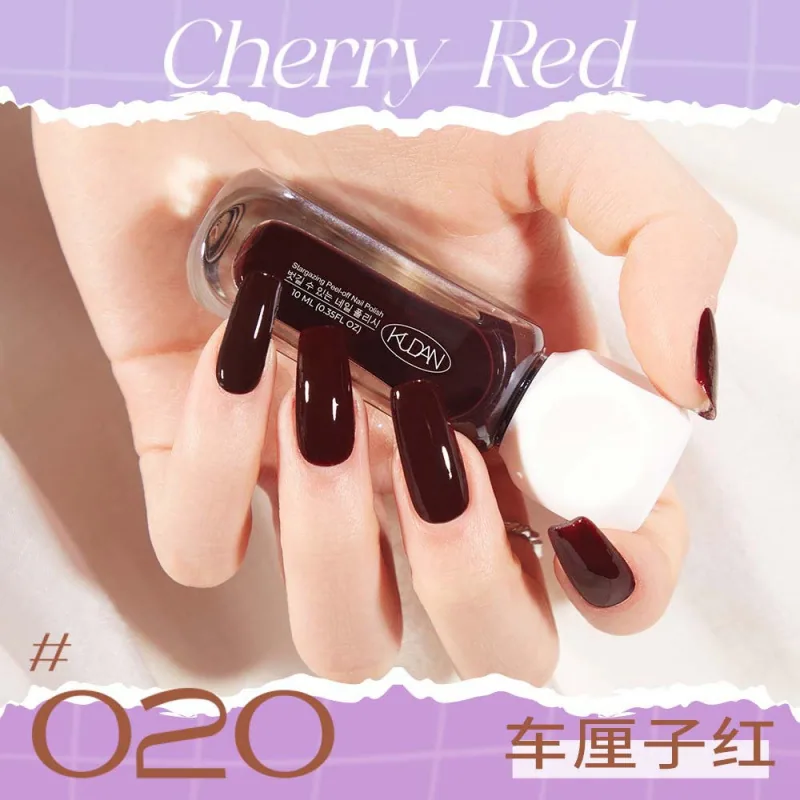 Cool Danxing condensation peelable nail polish whitening long-lasting fast drying no-bake solid color sequin nail polish manufac 20