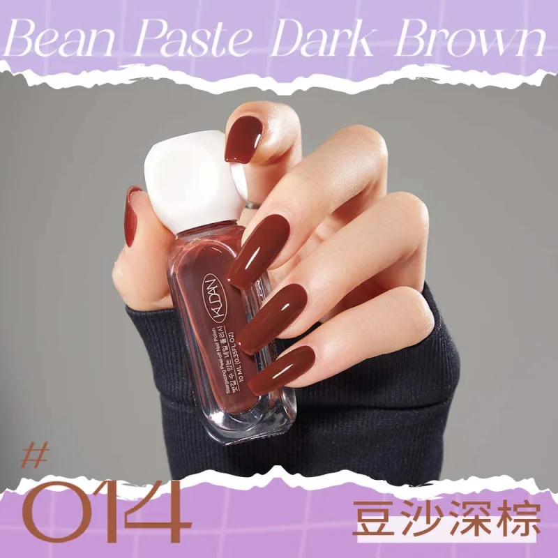 Cool Danxing condensation peelable nail polish whitening long-lasting fast drying no-bake solid color sequin nail polish manufac 14