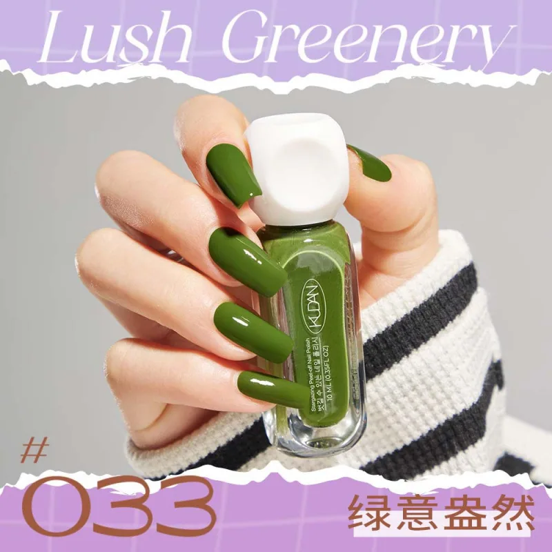 Cool Danxing condensation peelable nail polish whitening long-lasting fast drying no-bake solid color sequin nail polish manufac 33