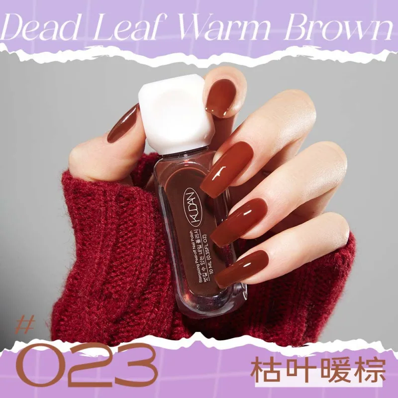 Cool Danxing condensation peelable nail polish whitening long-lasting fast drying no-bake solid color sequin nail polish manufac 23