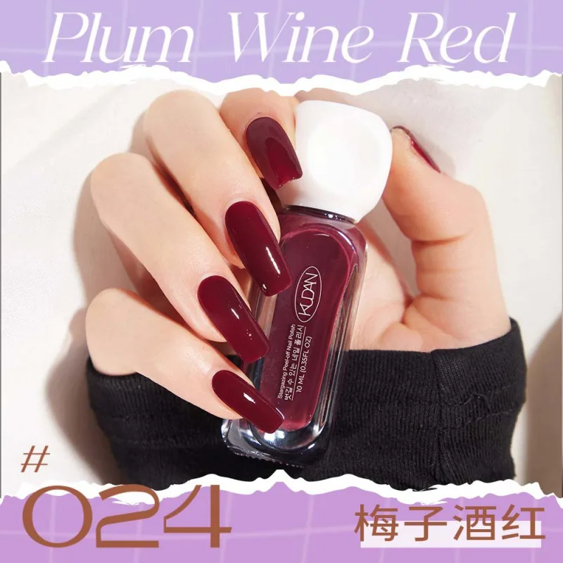 Cool Danxing condensation peelable nail polish whitening long-lasting fast drying no-bake solid color sequin nail polish manufac 24