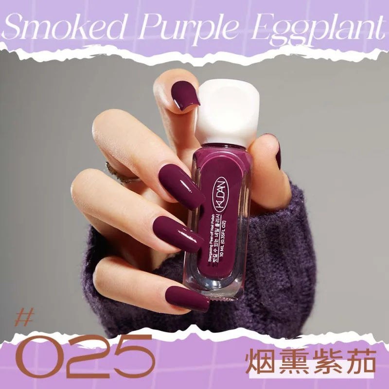 Cool Danxing condensation peelable nail polish whitening long-lasting fast drying no-bake solid color sequin nail polish manufac 25
