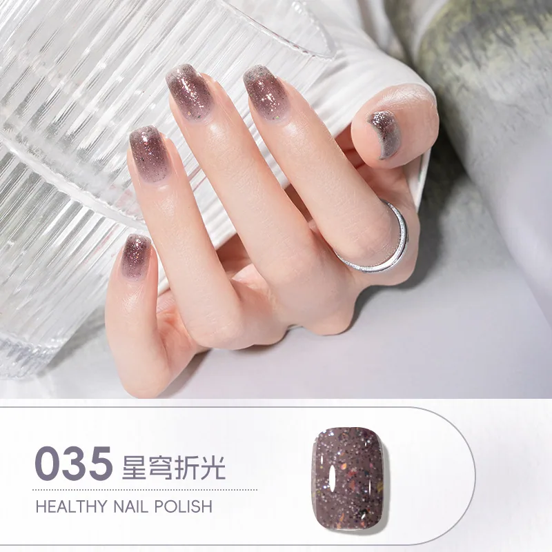 Cool Dan Ice Crystal Water-based Peelable Nail Polish No-Bake Long-lasting Quick Dry Fragrance Nail Polish Nude Nude Manufacture 35