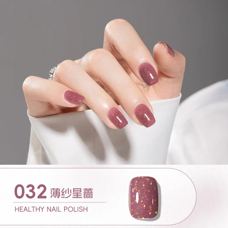 Cool Dan Ice Crystal Water-based Peelable Nail Polish No-Bake Long-lasting Quick Dry Fragrance Nail Polish Nude Nude Manufacture 32