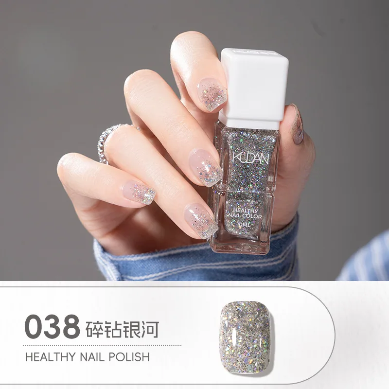 Cool Dan Ice Crystal Water-based Peelable Nail Polish No-Bake Long-lasting Quick Dry Fragrance Nail Polish Nude Nude Manufacture 38