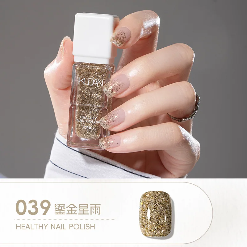 Cool Dan Ice Crystal Water-based Peelable Nail Polish No-Bake Long-lasting Quick Dry Fragrance Nail Polish Nude Nude Manufacture 39