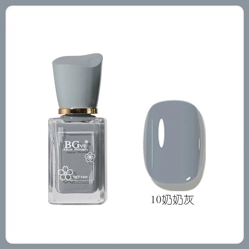 Nail polish-free microglue oily fragrance nail polish is long-lasting and quick-drying, nude color is not peelable, nude color f 10