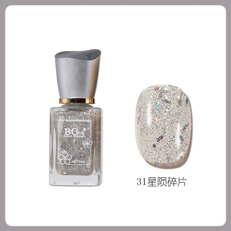 Nail polish-free microglue oily fragrance nail polish is long-lasting and quick-drying, nude color is not peelable, nude color f 31