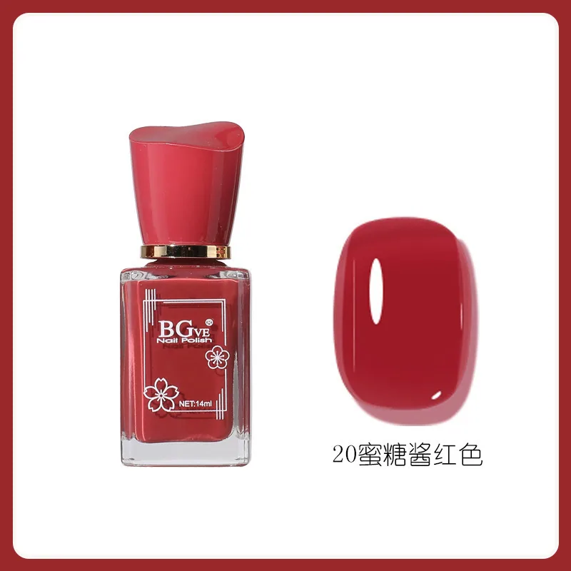 Nail polish-free microglue oily fragrance nail polish is long-lasting and quick-drying, nude color is not peelable, nude color f 20