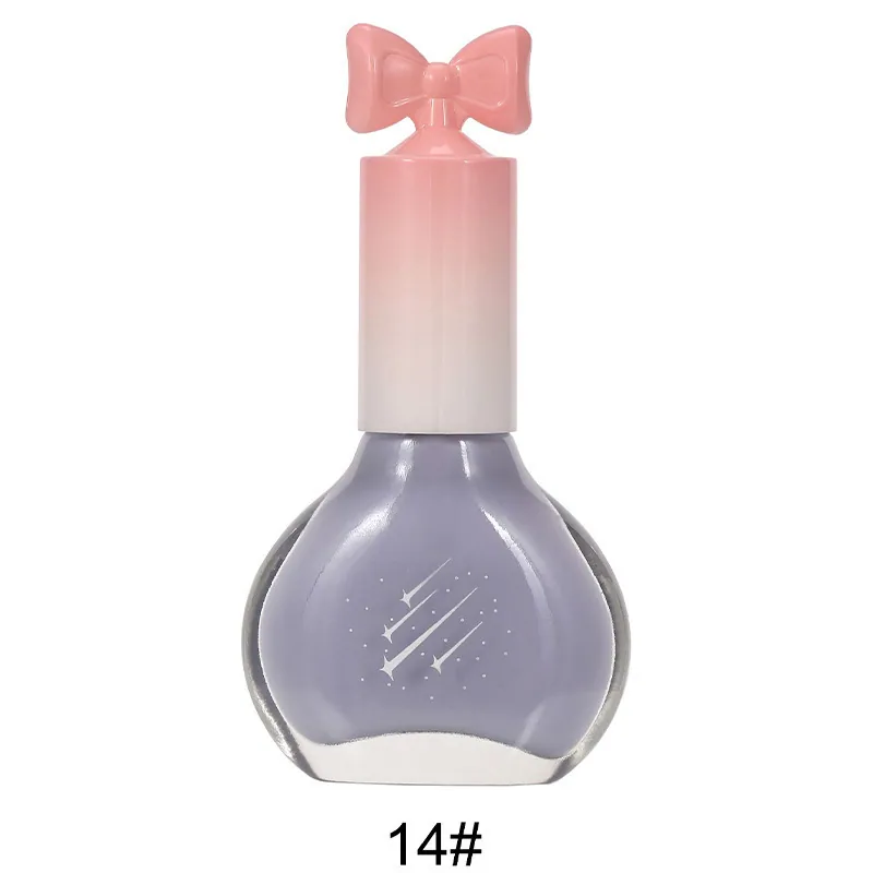 Nail polish, no-bake, quick-drying, non-peelable, nude sequins, bottom oil sealing layer, burgundy, cherries, oily nail polish w 14